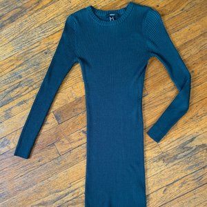 Forever 21 Mini Green Knit Dress